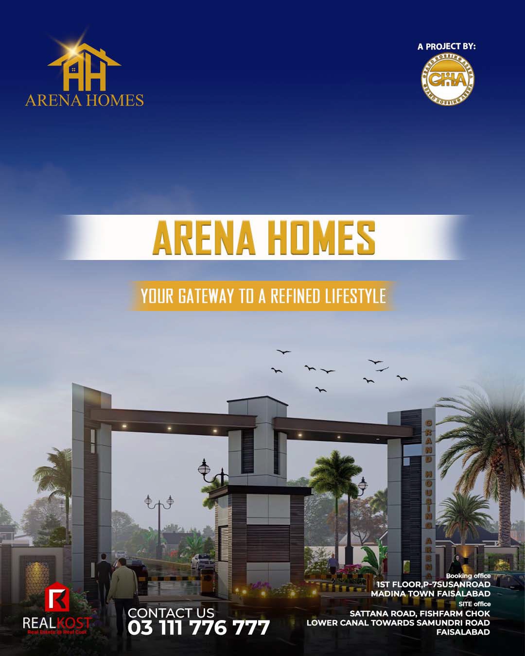 Arena Homes Poster